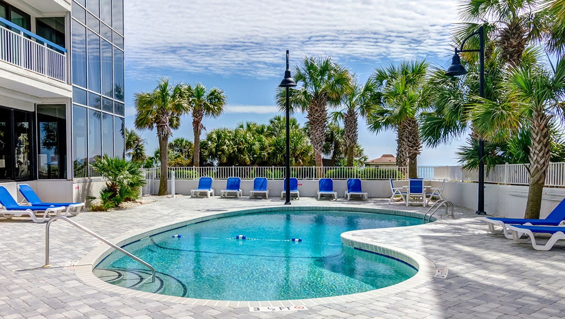 Pool deck